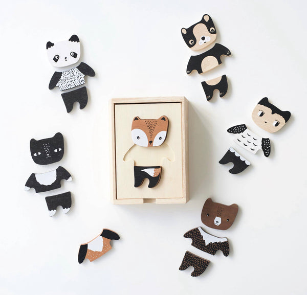 Mix and Match Animal Puzzle - Andnest.com