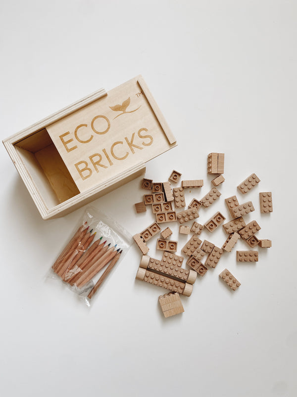Eco Brick Building Set - 45 pieces - Andnest.com