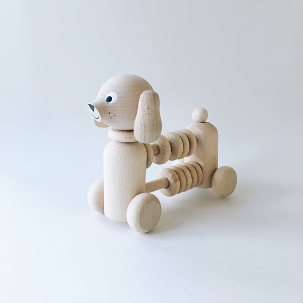 Wooden Dog Counter/Rattle - Andnest.com