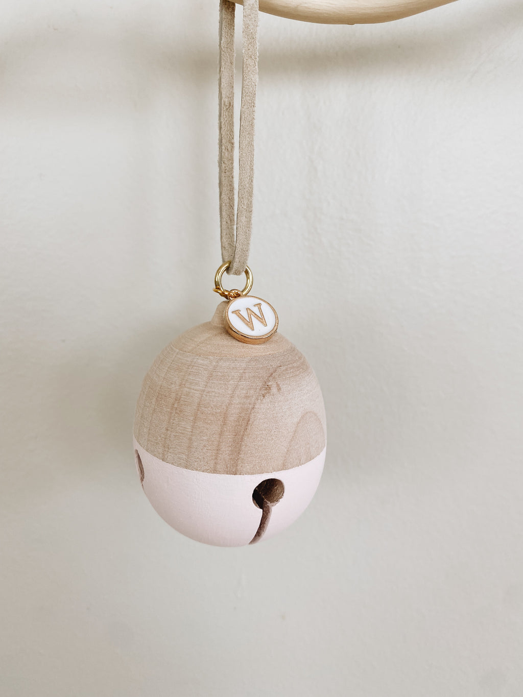 Personalized Hand Painted Wooden Jingle Bell Ornaments - Andnest.com