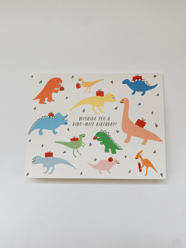 Happy Birthday Dino Card - Andnest.com