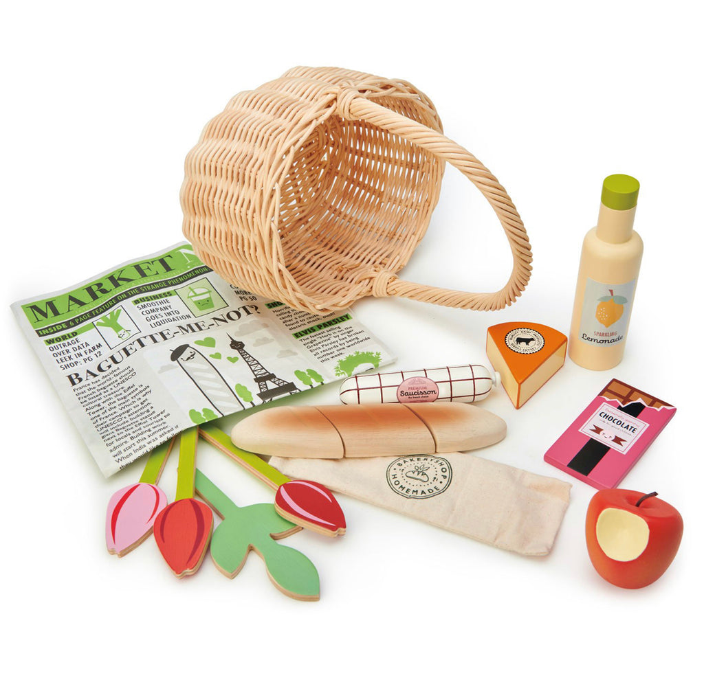 Wicker Shopping Basket - Andnest.com