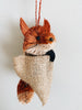 Woodland Animal Ornaments - Fox, Bunny and Hedgehog Ornaments - Andnest.com