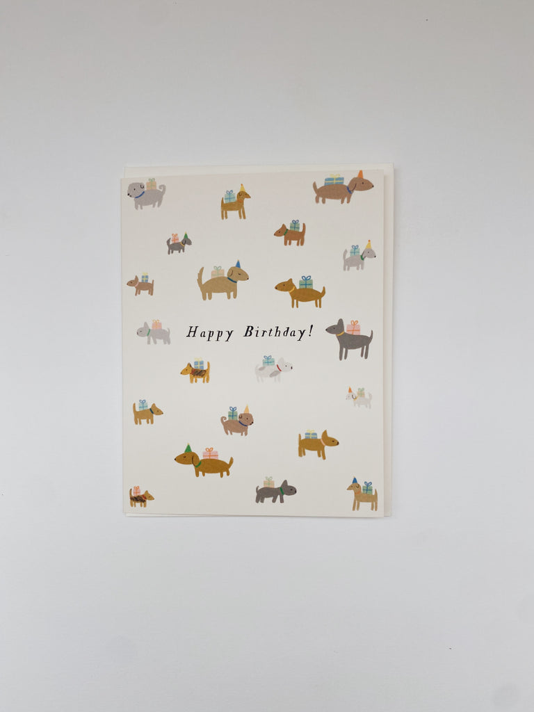 Happy Birthday Dogs Card - Andnest.com