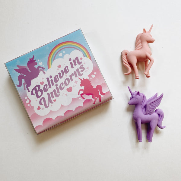 Unicorn BFF Scented Erasers -Set of 2 - Andnest.com