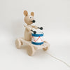 Wooden Drummer Mouse Pull-Along - Andnest.com