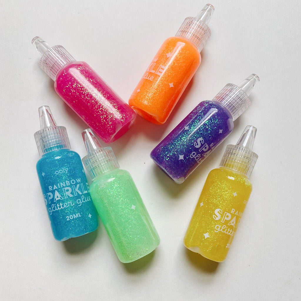 RAINBOW SPARKLE GLITTER GLUE – Present Day