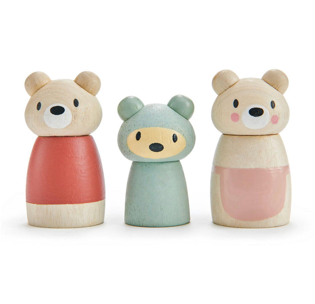 Wooden Bear Family Set - Andnest.com