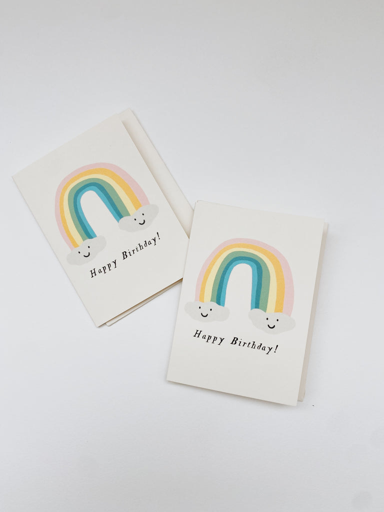 Happy Birthday Rainbow- Mini Enclosure Card - Andnest.com