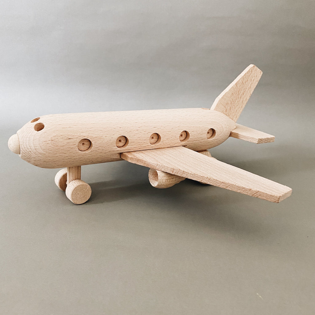 Handmade Wooden Airplane - Andnest.com