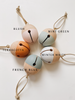 Personalized Hand Painted Wooden Jingle Bell Ornaments - Andnest.com