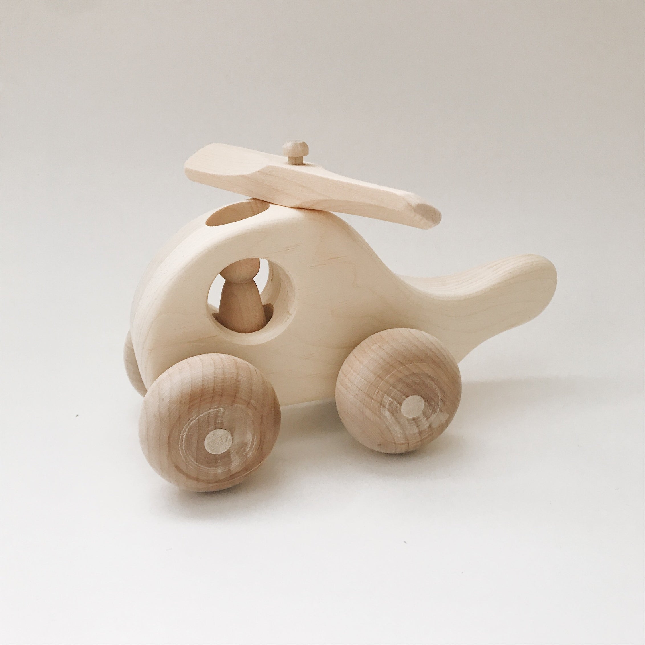 Helicopter Wooden Toy Andnest