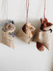 Woodland Animal Ornaments - Fox, Bunny and Hedgehog Ornaments - Andnest.com