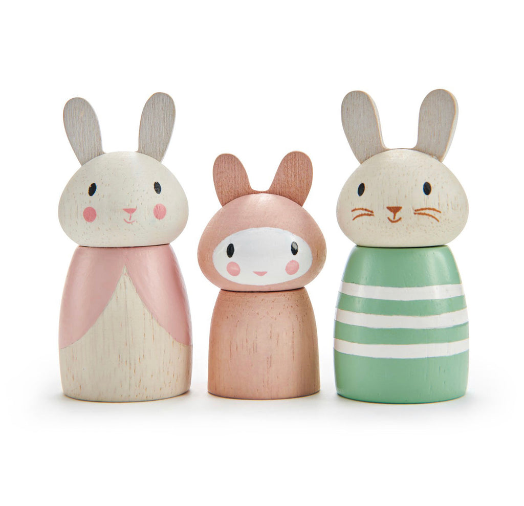 Wooden Bunny Family Set - Andnest.com