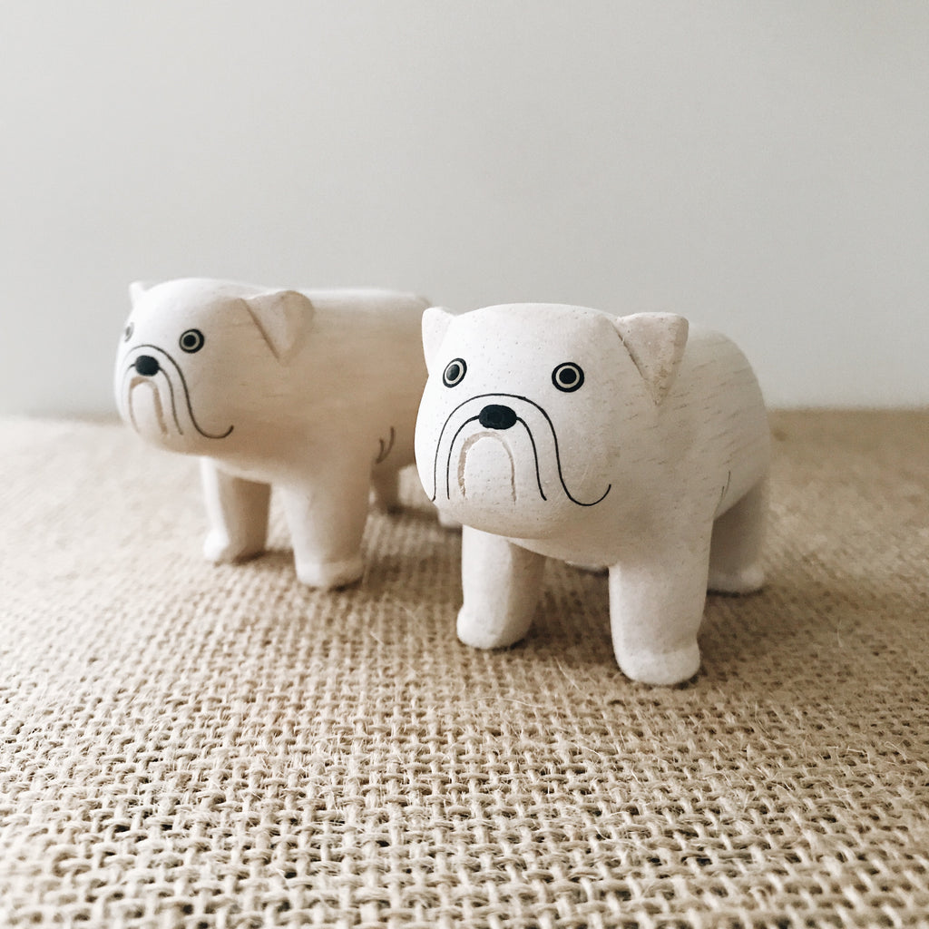 Wooden Animals - Bulldog - Andnest.com