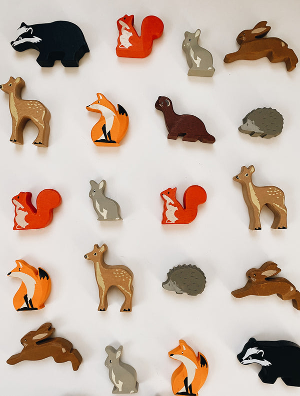 Wooden Woodland Animals - Andnest.com