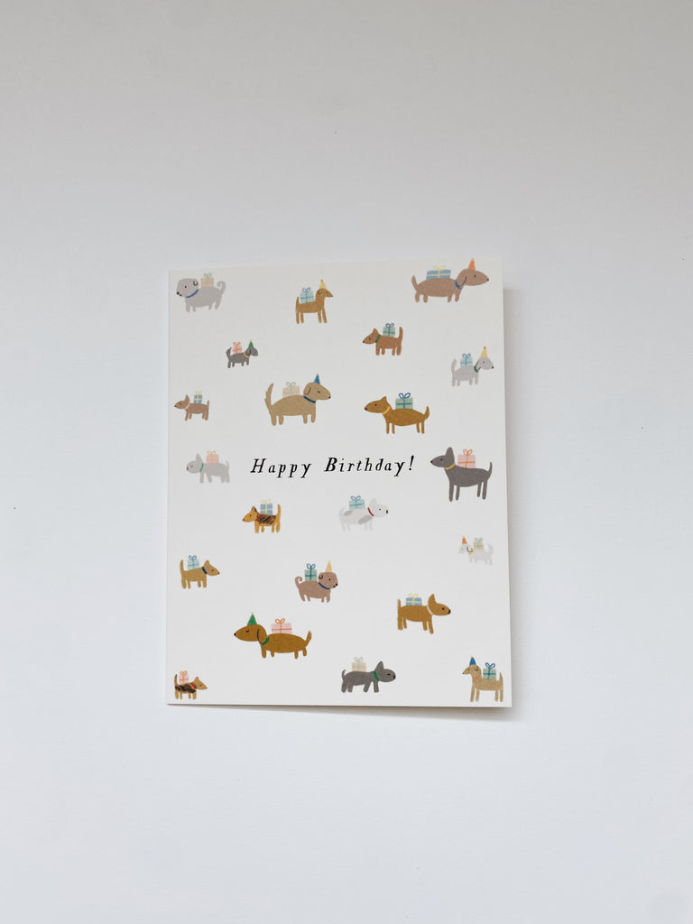 Happy Birthday Dogs Card - Andnest.com