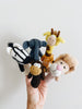 Handmade Wool Felt Finger Puppets - Safari Animals - Andnest.com