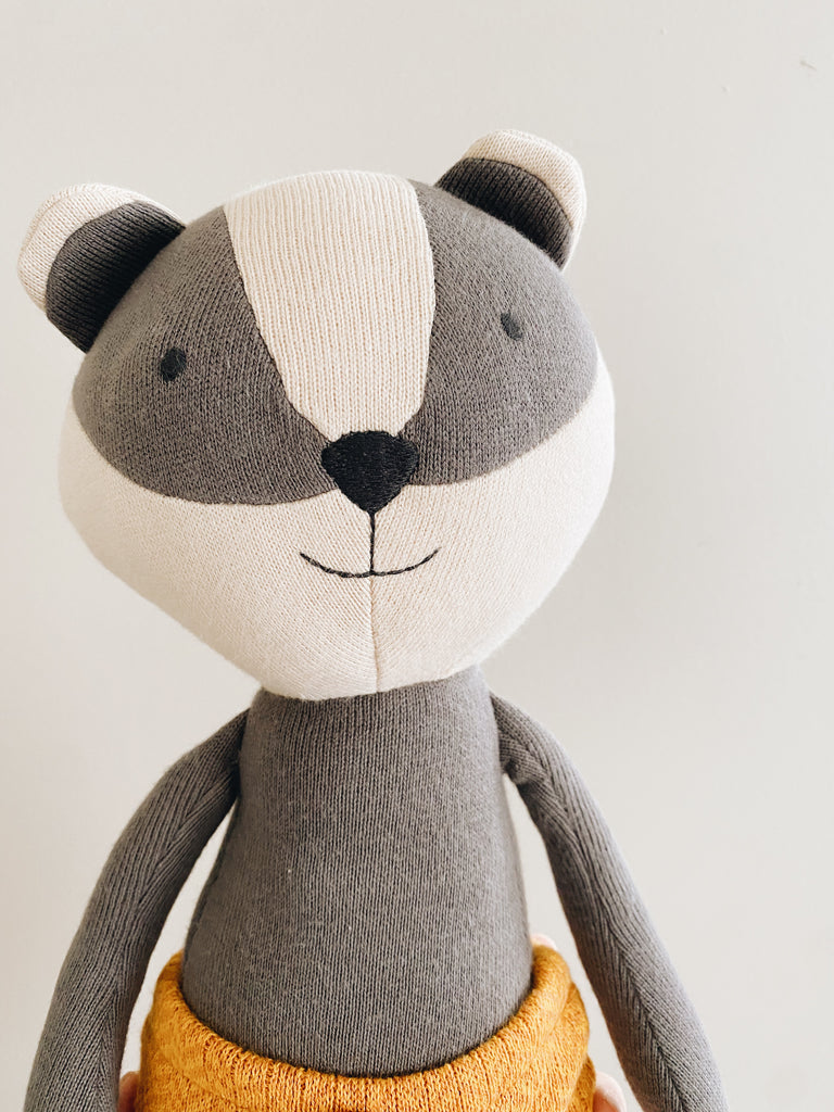 Organic Knit Plush - Badger - Andnest.com