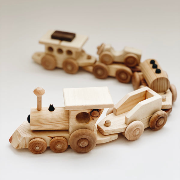 Handmade Wooden Train Set - Andnest.com