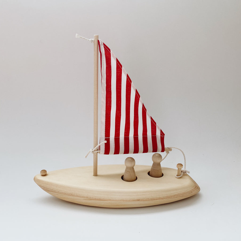 Wooden Sail Boat - Andnest.com
