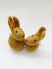 Fair Trade Felt Bunnies Set - Grey or Orchre - Andnest.com