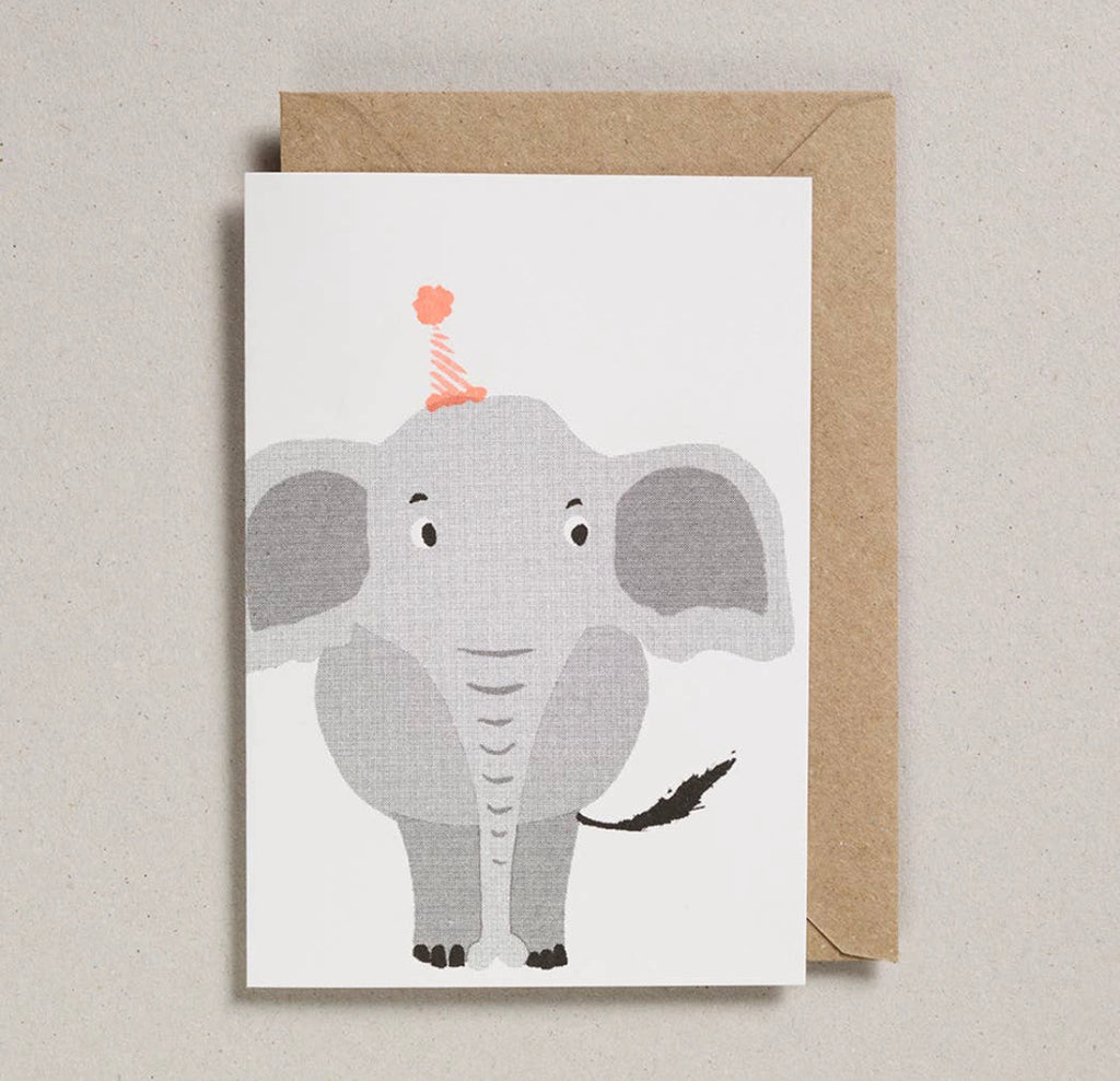 Japanese Paper Balloon Card - Elephant, Monkey, Panda, Tiger, Or Whale - Andnest.com