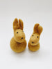 Fair Trade Felt Bunnies Set - Grey or Orchre - Andnest.com