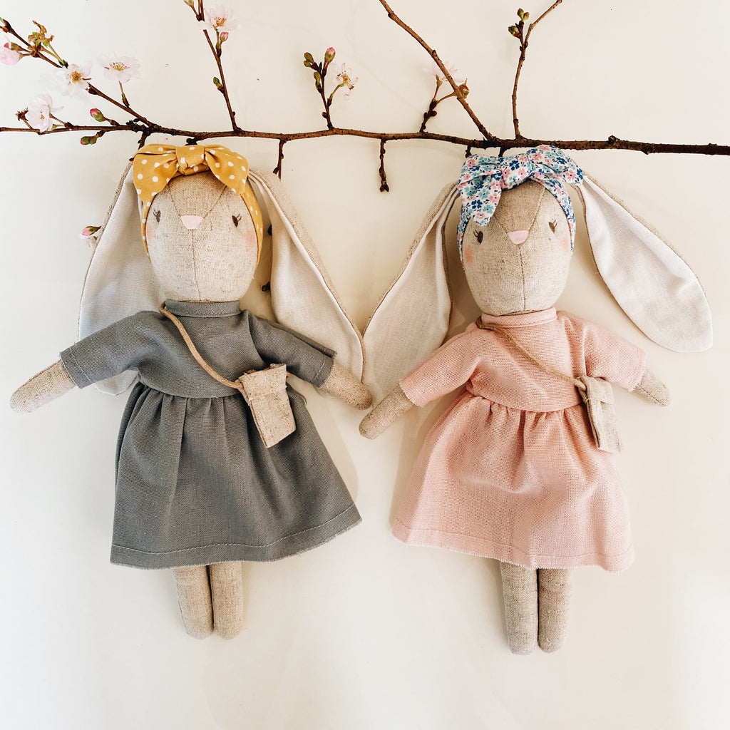 Sofia Bunny - Pink, Grey or Polka Dots - Andnest.com