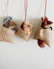 Woodland Animal Ornaments - Fox, Bunny and Hedgehog Ornaments - Andnest.com