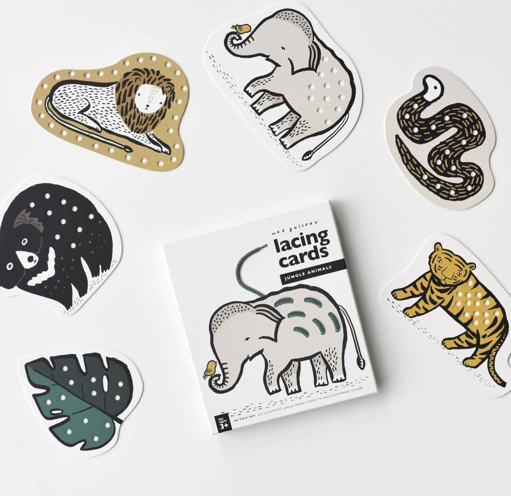 Lacing Cards Jungle Animals - Andnest.com