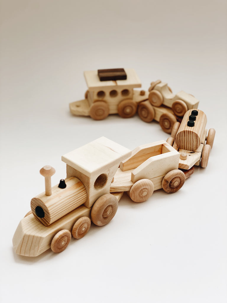 Handmade Wooden Train Set - Andnest.com