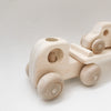 Wooden Car Carrier Truck and Cars with One Truck, Two Cars and One Driver - Andnest.com