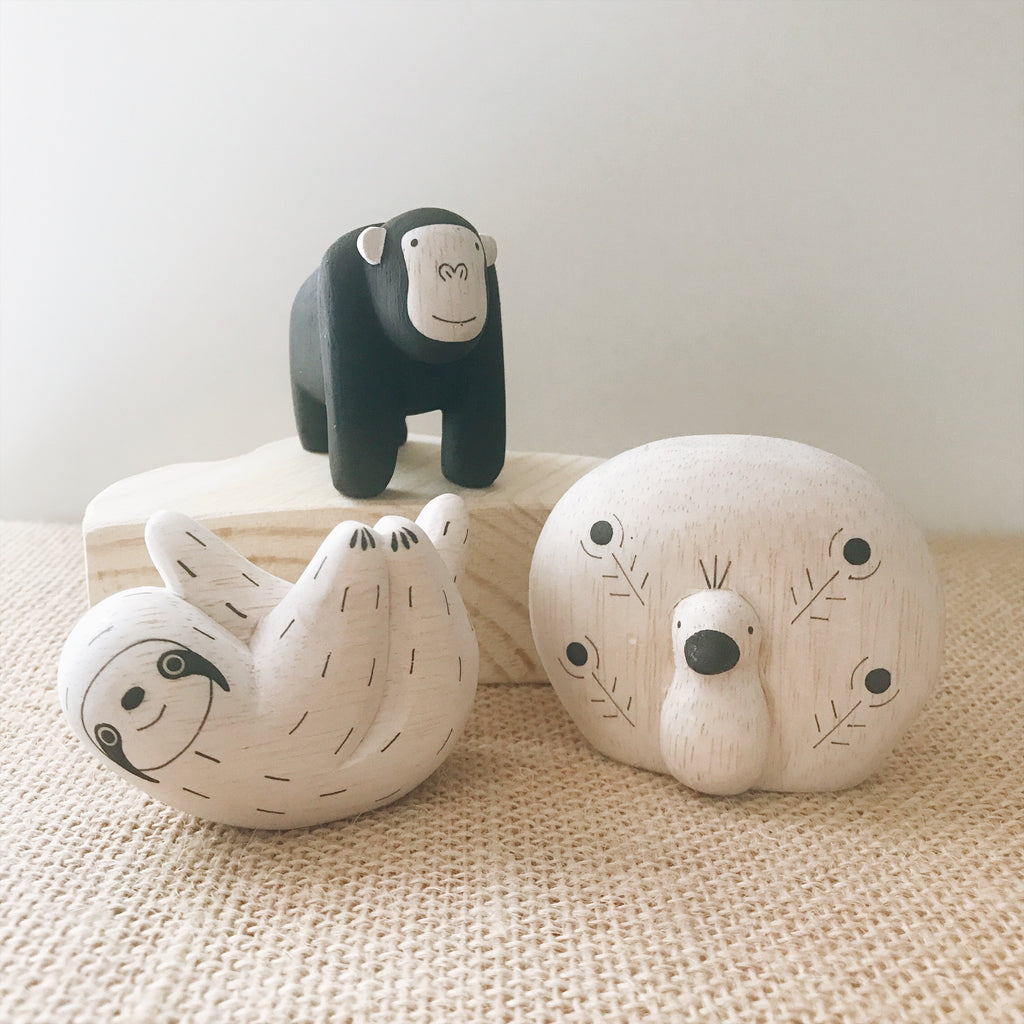 Wooden Animals - Gorilla - Andnest.com